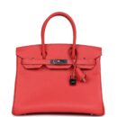 Hermes Birkin 30 Rose Jaipur Epsom PHW