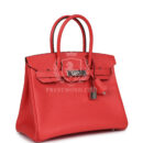 Hermes Birkin 30 Rose Jaipur Epsom PHW