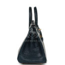 Hermes Special Order (HSS) Birkin 25 Gris Perle and Vert Rousseau Matte Alligator Brushed GHW
