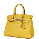 Hermes Birkin 30 Jaune de Naples Novillo GHW