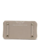 Hermes Special Order (HSS) Birkin 25 Gris Tourterelle and Craie Togo Brushed GHW
