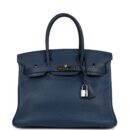 Hermes Birkin 30 Deep Bleu Swift PHW