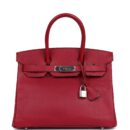 Hermes Birkin 30 Rubis Epsom PHW