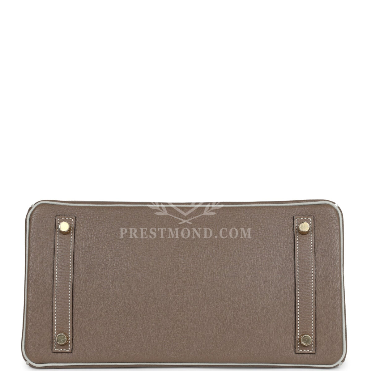 Hermes Special Order (HSS) Birkin 30 Etoupe and Gris Perle Chevre Brushed GHW — изображение 6