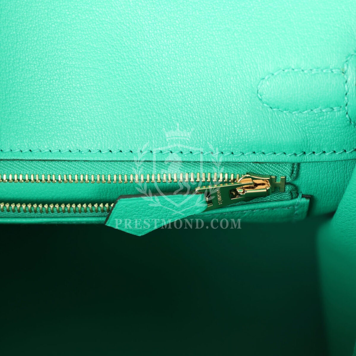 Hermes Birkin 25 Menthe Varanus Niloticus Lizard GHW — изображение 9