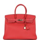 Hermes Birkin 35 Rose Jaipur Candy Epsom PBHW