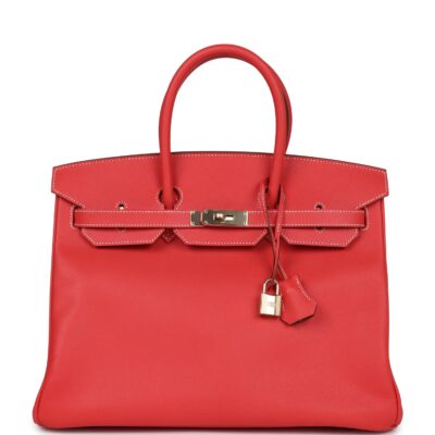 Hermes Birkin 35 Rose Jaipur Candy Epsom PBHW