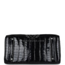 Vintage Hermes Birkin 35 Black Shiny Porosus Crocodile PHW