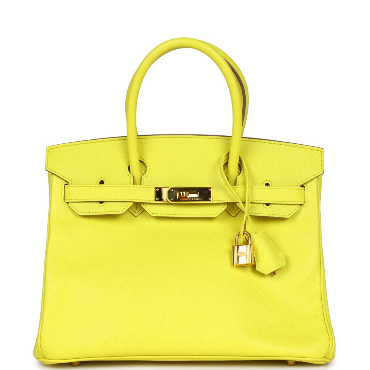 Hermes Birkin 30 Lime Epsom GHW