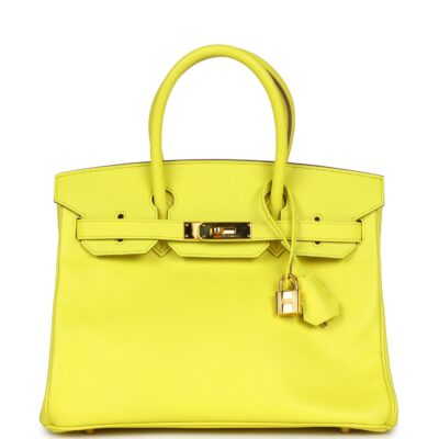 Hermes Birkin 30 Lime Epsom GHW