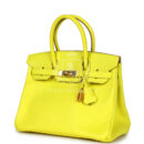 Hermes Birkin 30 Lime Epsom GHW