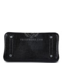 Hermes Birkin 25 Black Shiny Varanus Niloticus Lizard PHW