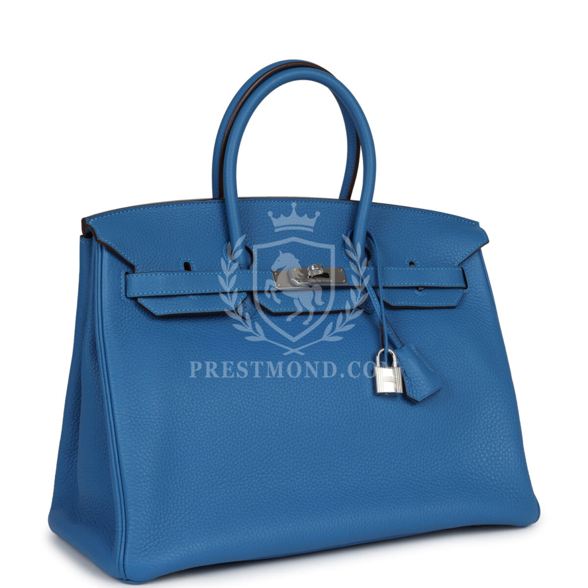 Hermes Birkin 35 Mykonos Clemence PHW — изображение 2