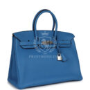 Hermes Birkin 35 Mykonos Clemence PHW