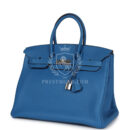 Hermes Birkin 35 Mykonos Clemence PHW