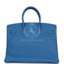 Hermes Birkin 35 Mykonos Clemence PHW