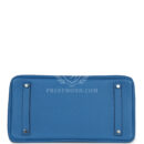 Hermes Birkin 35 Mykonos Clemence PHW