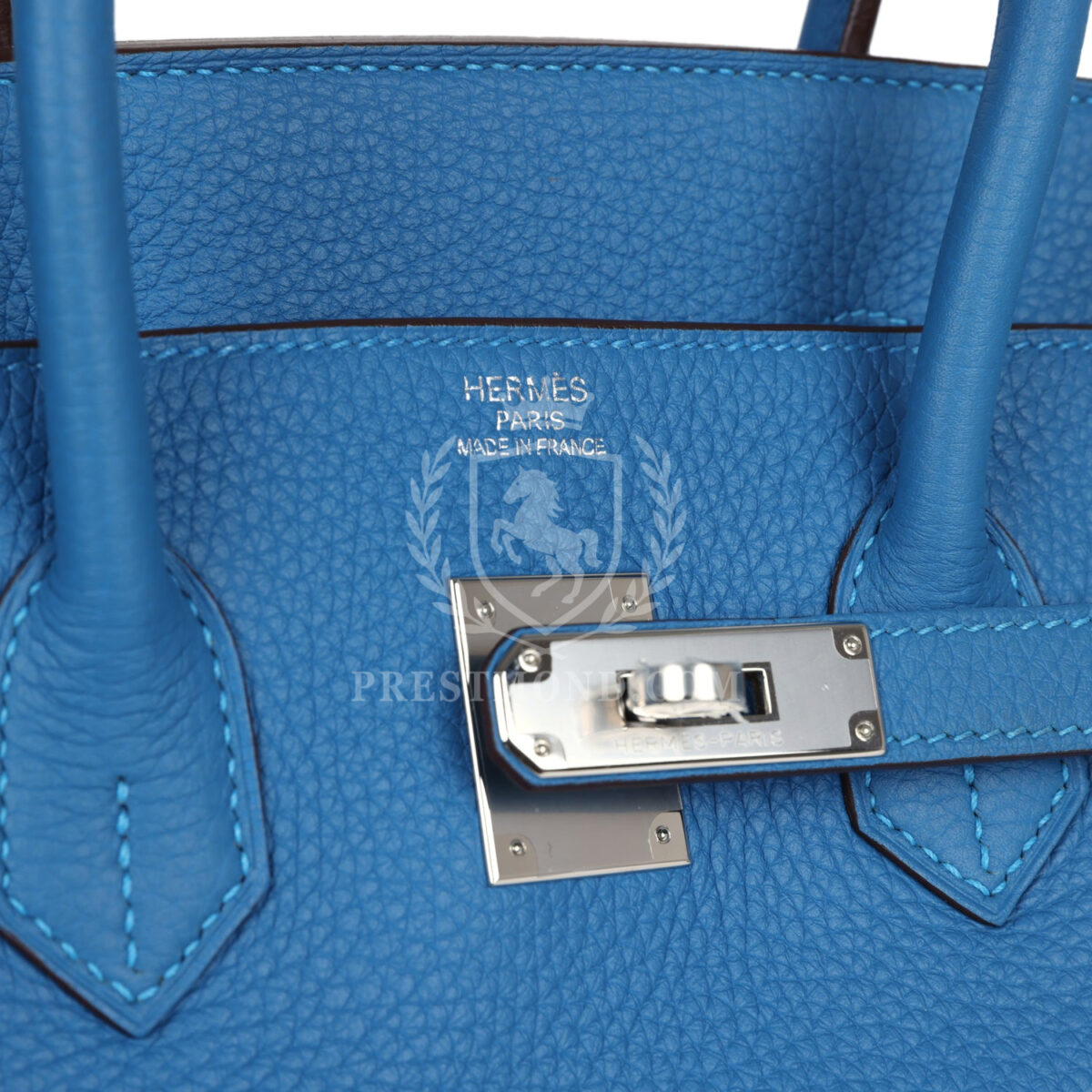 Hermes Birkin 35 Mykonos Clemence PHW — изображение 7