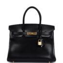 Hermes Birkin 30 Black Box GHW