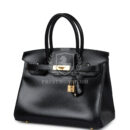 Hermes Birkin 30 Black Box GHW