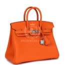 Hermes Birkin 25 Orange Minium Togo PHW