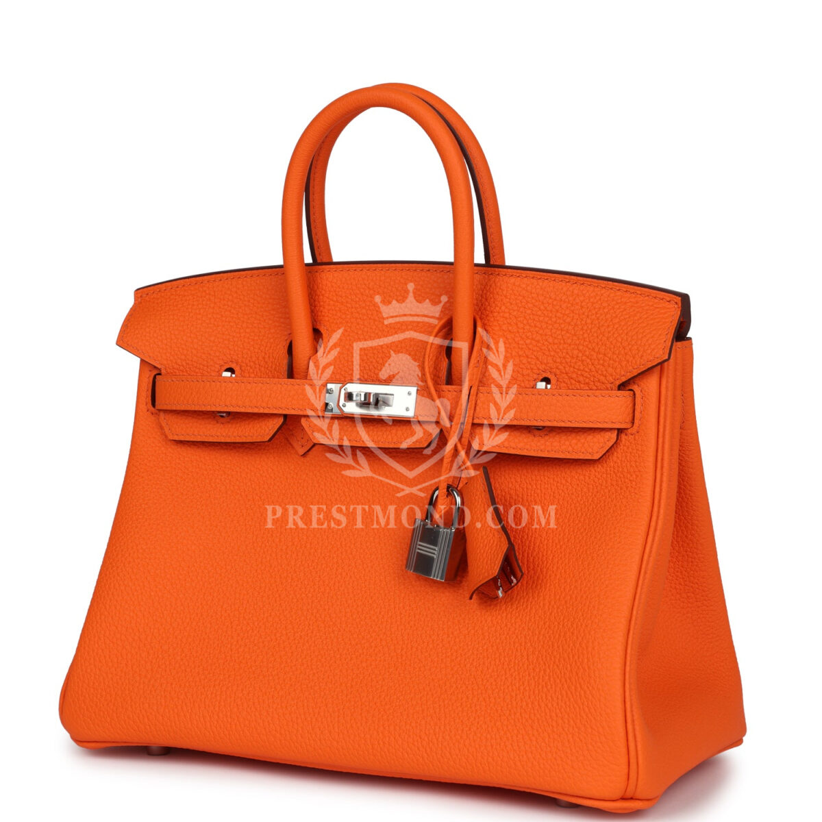 Hermes Birkin 25 Orange Minium Togo PHW — изображение 5