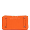 Hermes Birkin 25 Orange Minium Togo PHW