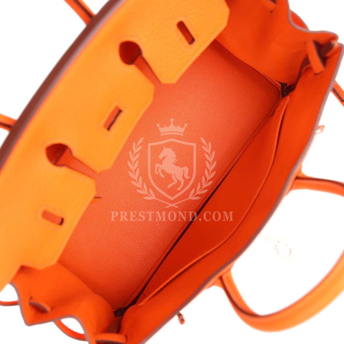 Hermes Birkin 25 Orange Minium Togo PHW — изображение 8