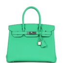 Hermes Birkin 30 Vert Comics Togo PHW