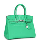 Hermes Birkin 30 Vert Comics Togo PHW