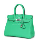 Hermes Birkin 30 Vert Comics Togo PHW