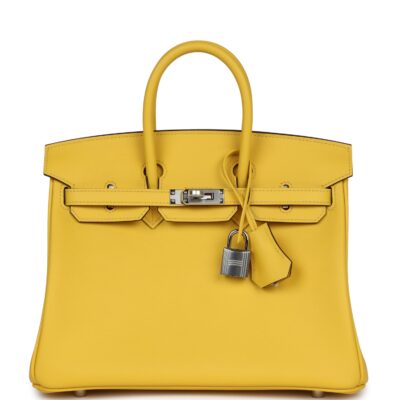 Hermes Birkin 25 Jaune de Naples Swift PHW