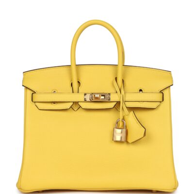 Hermes Birkin 25 Jaune de Naples Togo GHW