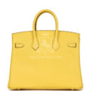 Hermes Birkin 25 Jaune de Naples Togo GHW