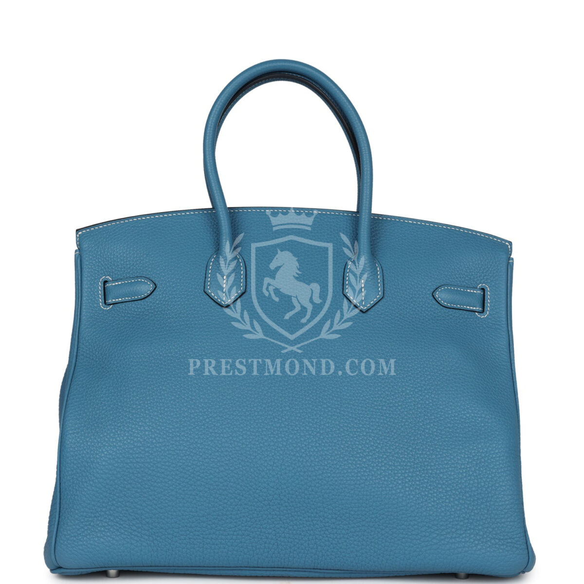 Hermes Birkin 35 Blue Jean Togo PHW — изображение 4
