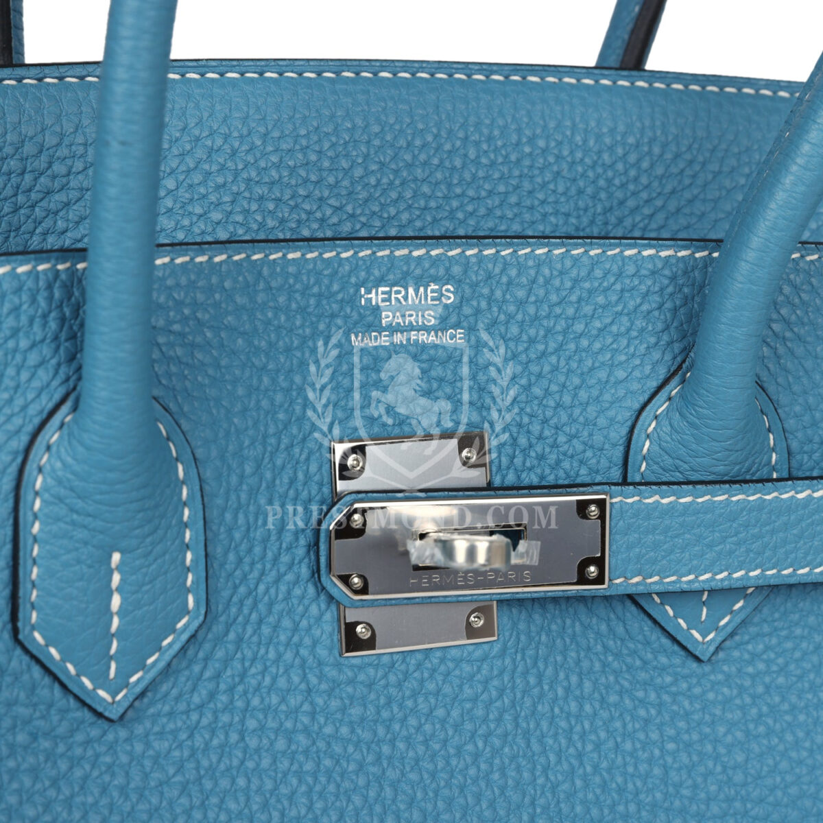 Hermes Birkin 35 Blue Jean Togo PHW — изображение 7