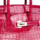 Hermes Birkin 25 Rose Mexico Shiny Porosus Crocodile PHW
