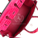 Hermes Birkin 25 Rose Mexico Shiny Porosus Crocodile PHW