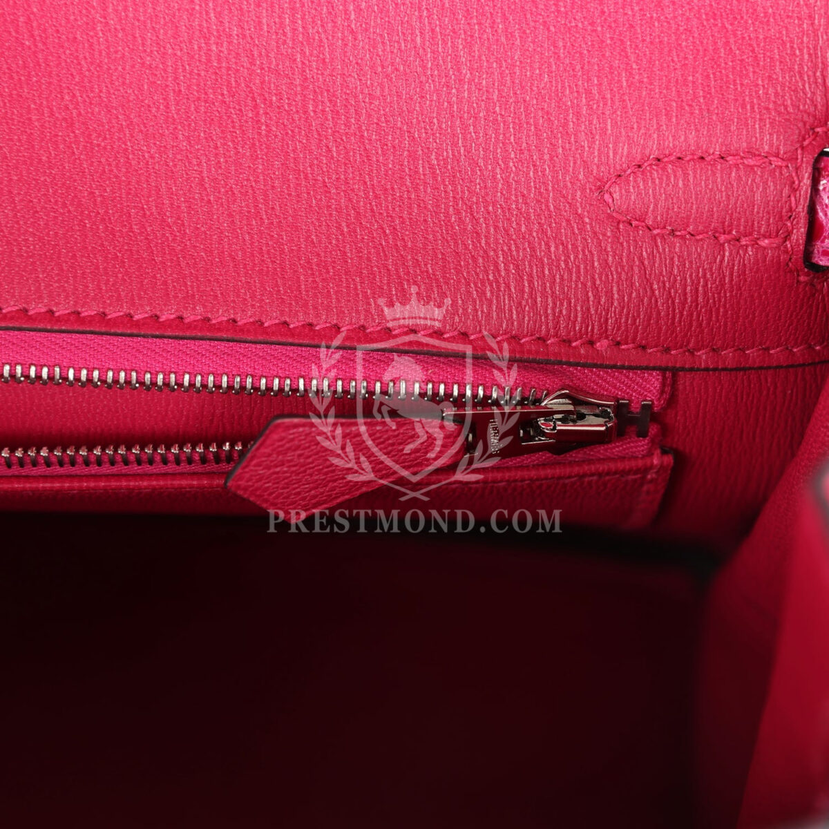 Hermes Birkin 25 Rose Mexico Shiny Porosus Crocodile PHW — изображение 9