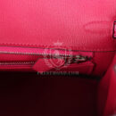 Hermes Birkin 25 Rose Mexico Shiny Porosus Crocodile PHW