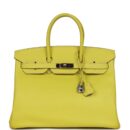 Hermes Birkin 35 Lime Candy Epsom PHW