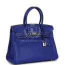 Hermes Birkin 30 Bleu Electric Candy Epsom PHW