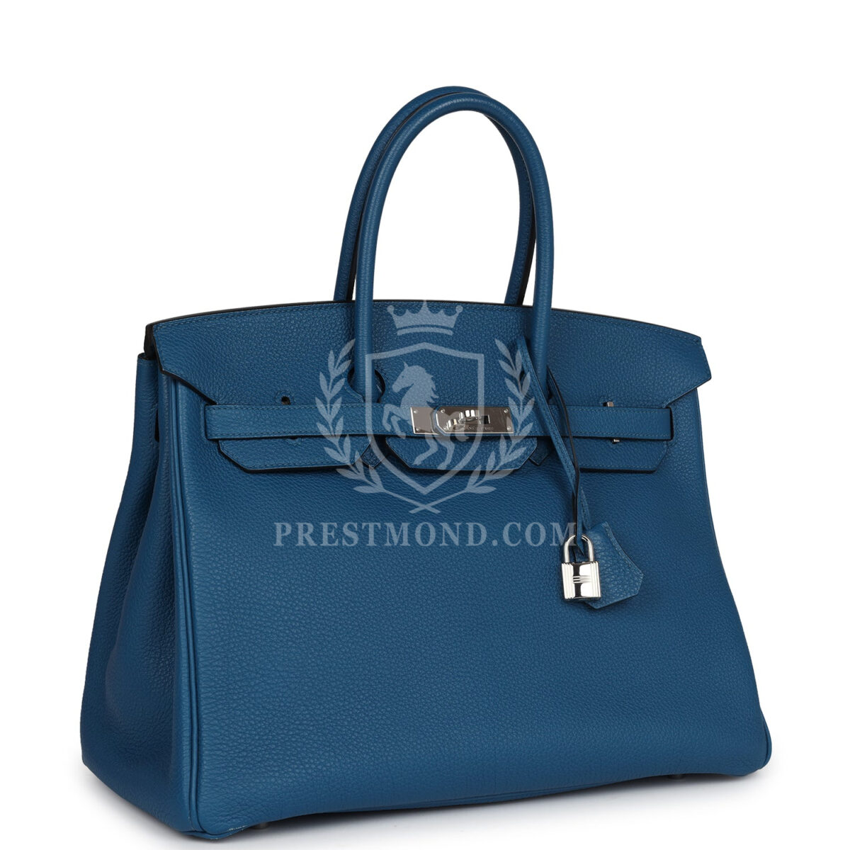 Hermes Birkin 35 Bleu de Galice Togo PHW — изображение 2