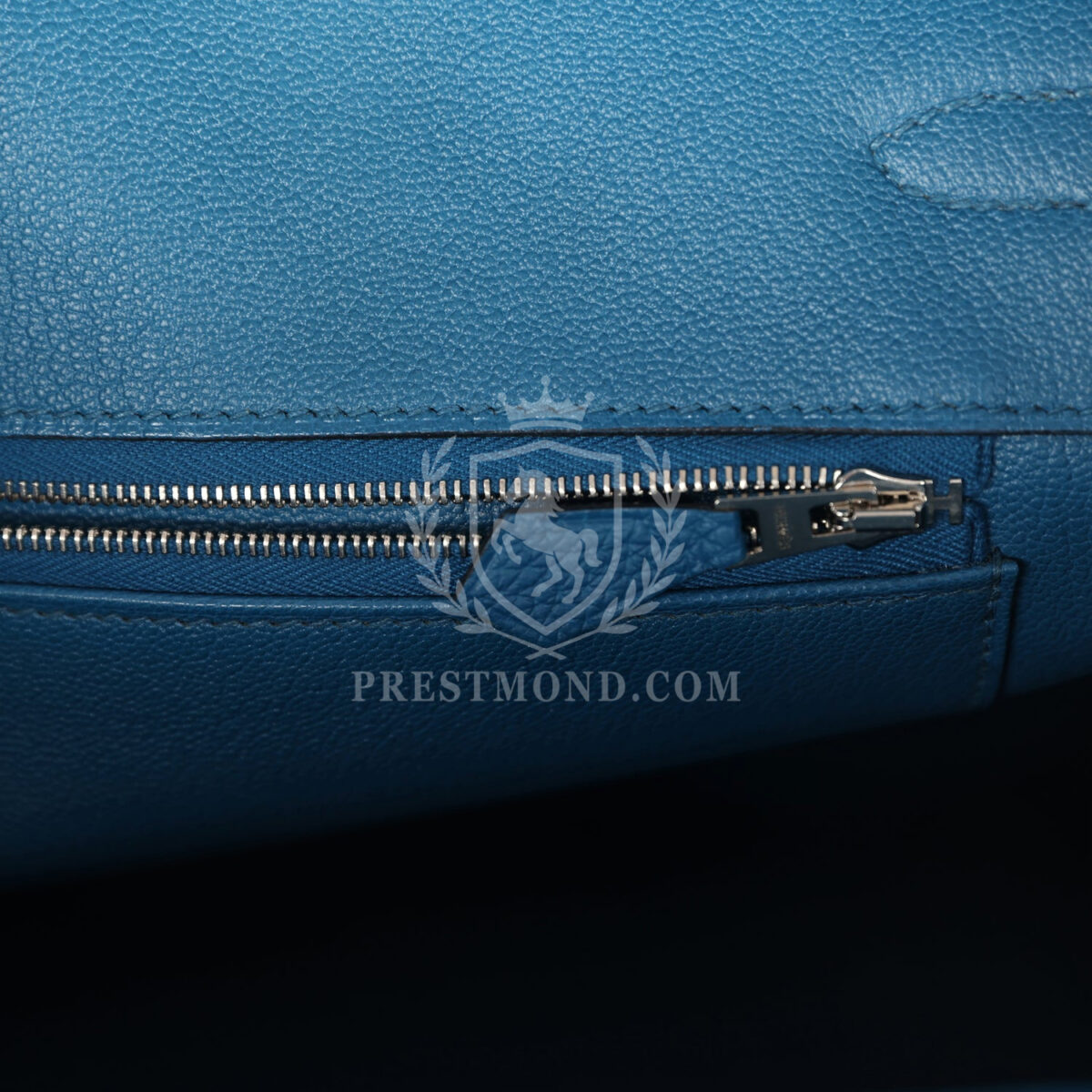 Hermes Birkin 35 Bleu de Galice Togo PHW — изображение 9