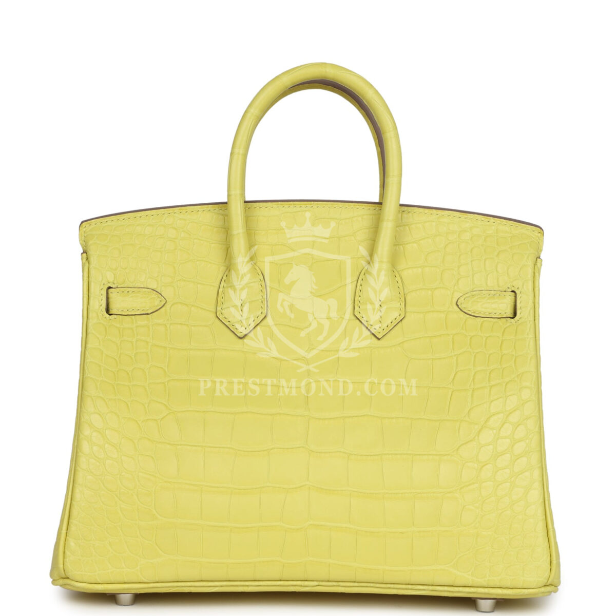 Hermes Birkin 25 Lime Matte Alligator PHW — изображение 4