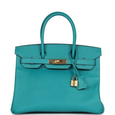Hermes Special Order (HSS) Birkin 30 Bleu Paon Epsom GHW