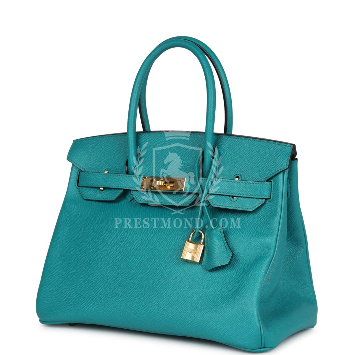 Hermes Special Order (HSS) Birkin 30 Bleu Paon Epsom GHW — изображение 5