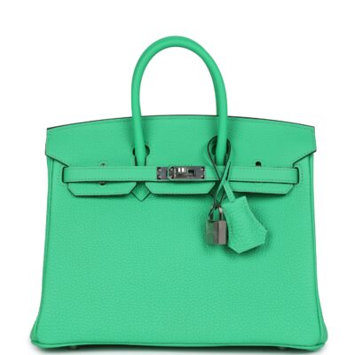 Hermes Birkin 25 Vert Comics Togo PHW