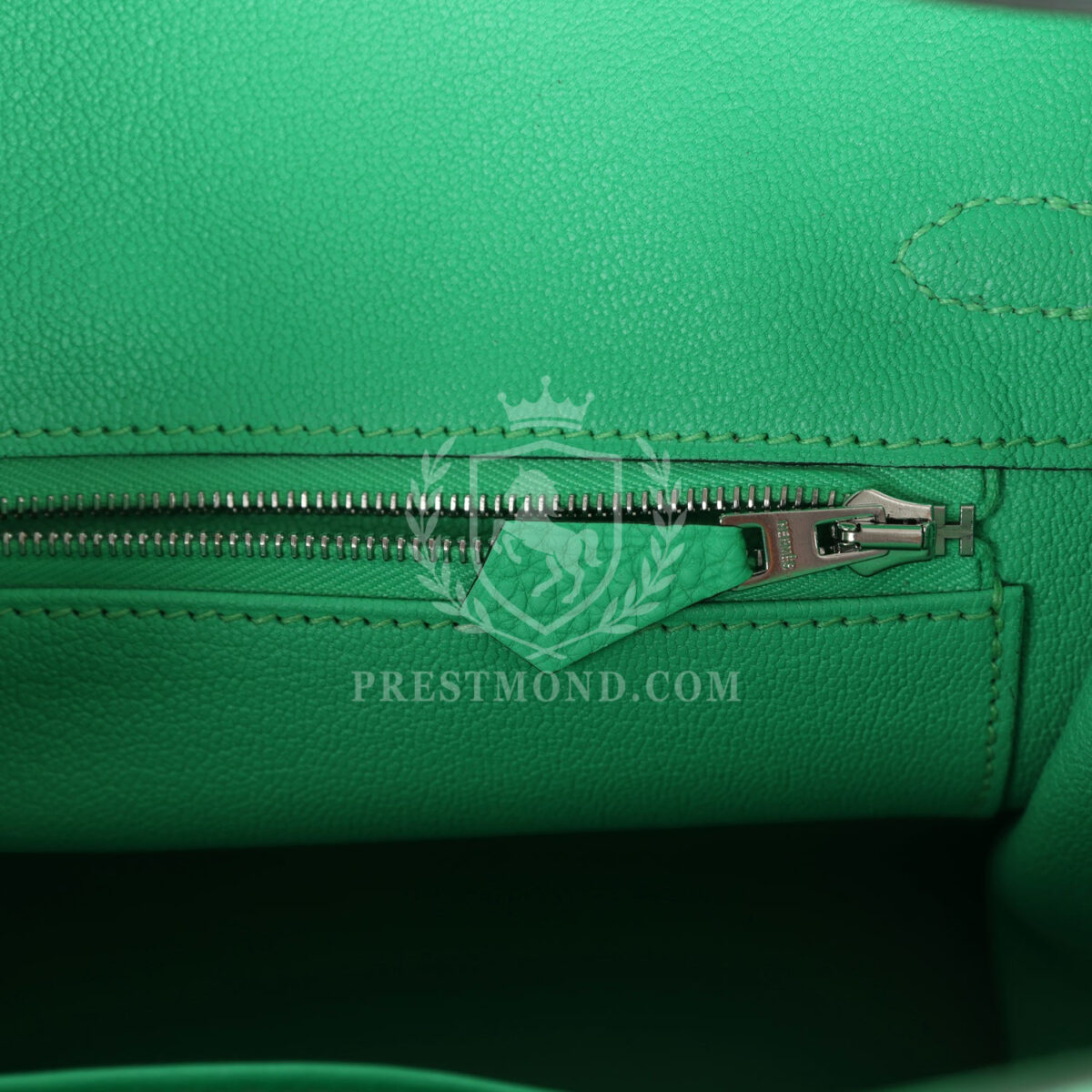 Hermes Birkin 25 Vert Comics Togo PHW — изображение 9