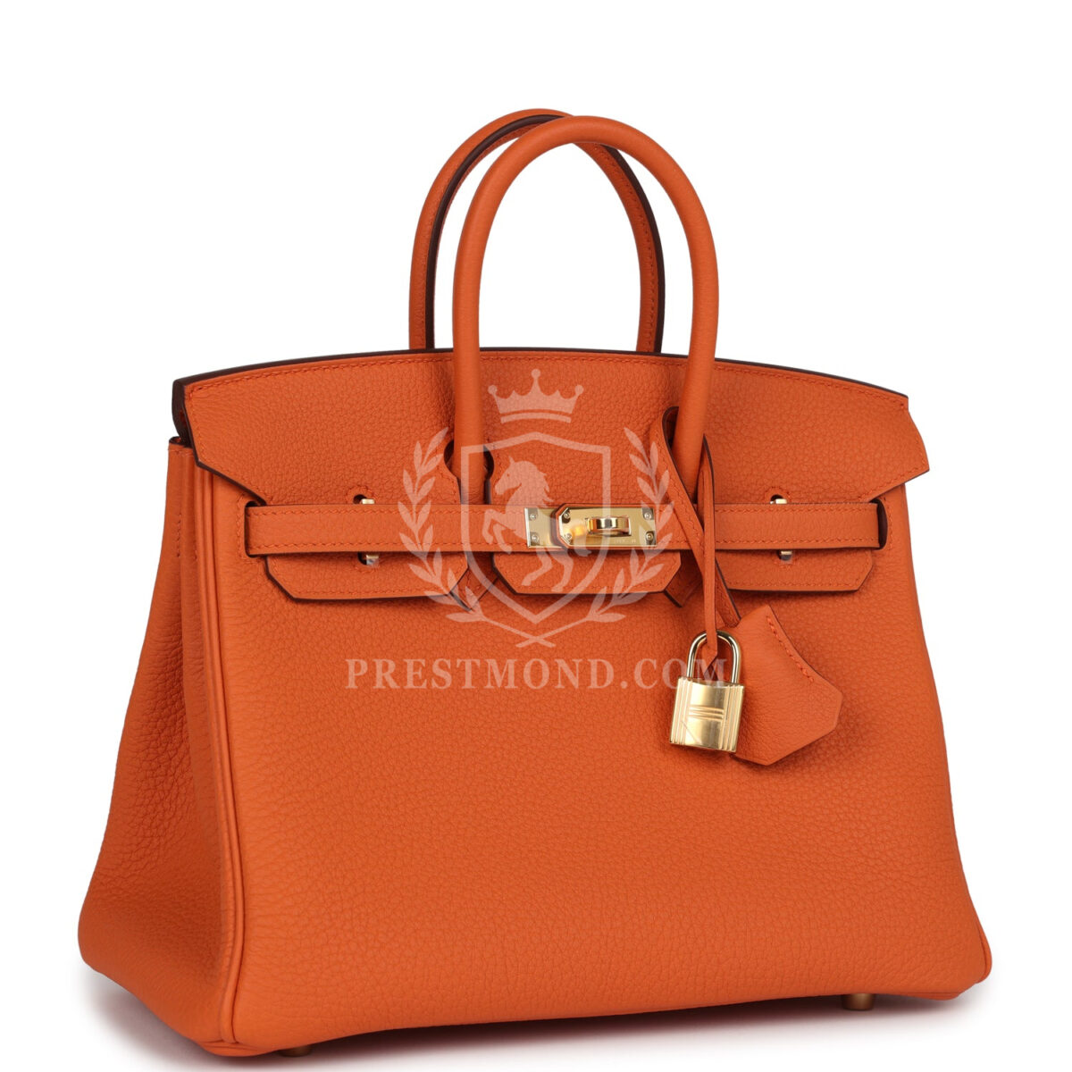 Hermes Birkin 25 Orange Togo GHW — изображение 2